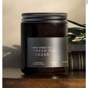 James Street Co. Fresh Fig + Cedar coconut wax Candle 113g